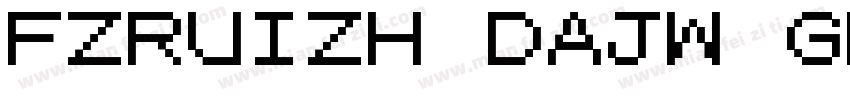FZRUIZH_DAJW GB字体转换